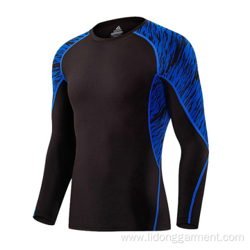 Mens gym wear long Sleeve sports clothing wholesale